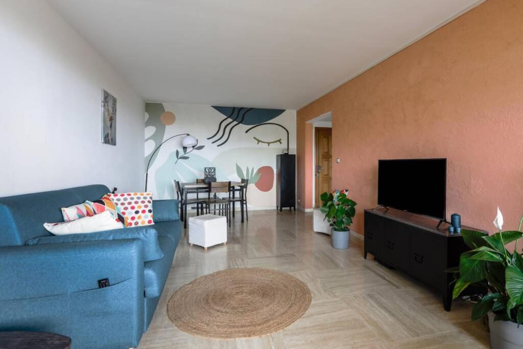 Sea View Apartment In Residence With Swimming Pool! Niza Exterior foto