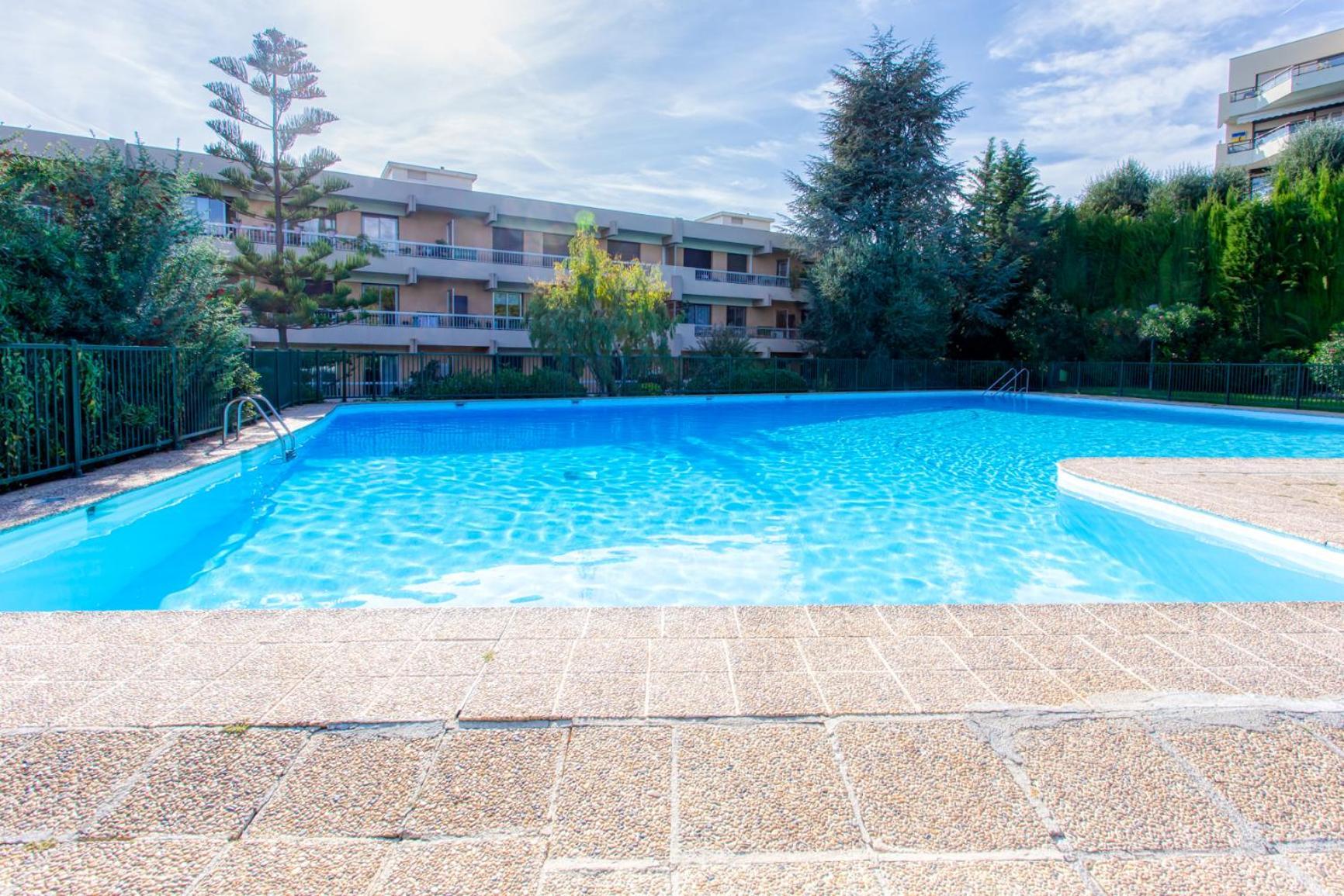 Sea View Apartment In Residence With Swimming Pool! Niza Exterior foto